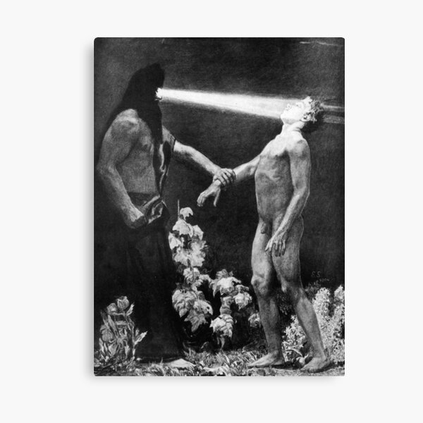HD- Hypnose, par Sascha Schneider (1904) HAUTE DÉFINITION Impression sur toile