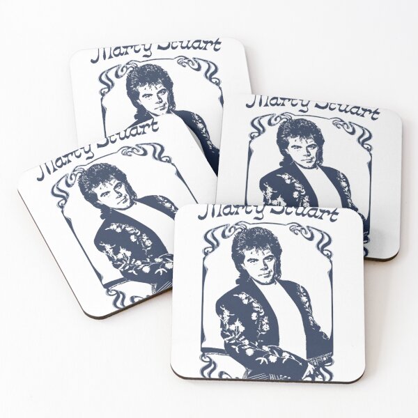 Item preview, Marty Stuart Vintage Look Country Fan Art Design designed and sold by mcfallalainefx.