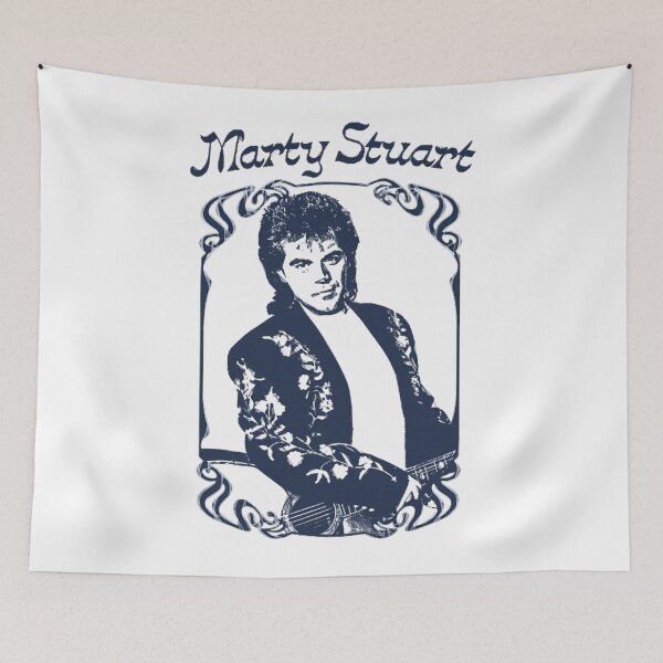 Item preview, Marty Stuart Vintage Look Country Fan Art Design designed and sold by mcfallalainefx.