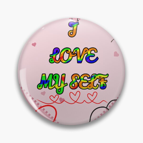 Item preview, Love Myself graphic design with Rainbow Colors designed and sold by Badri Nurul.