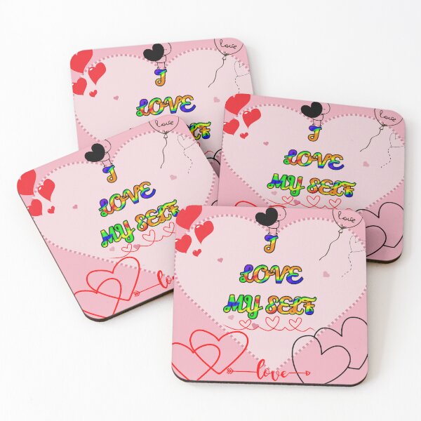 Item preview, Love Myself graphic design with Rainbow Colors designed and sold by Badri Nurul.