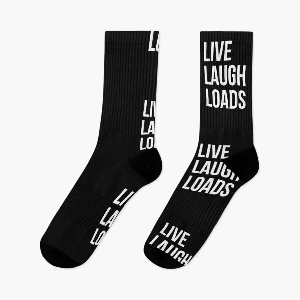 Item preview, Live Laugh Loads – white text designed and sold by VonBraun.