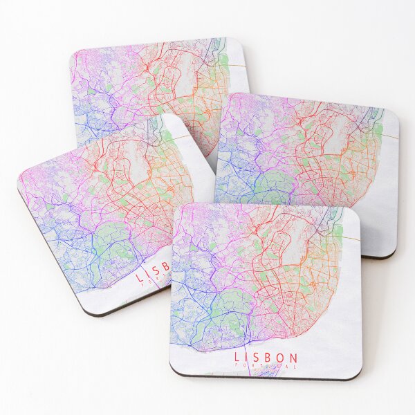 Item preview, Lisbon City Map of Portugal - Colorful designed and sold by deMAP.