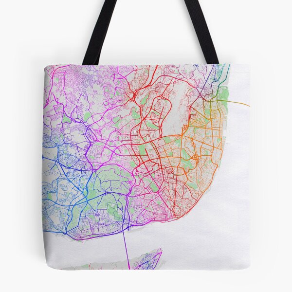 Item preview, Lisbon City Map of Portugal - Colorful designed and sold by deMAP.