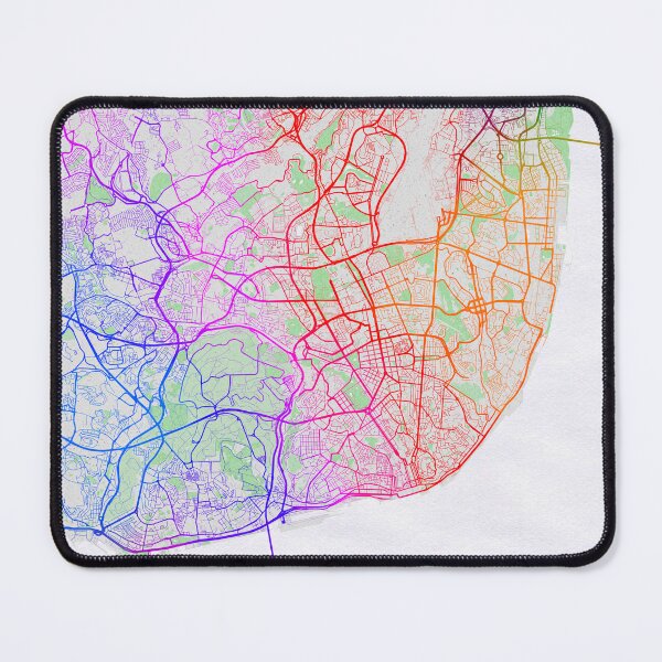 Item preview, Lisbon City Map of Portugal - Colorful designed and sold by deMAP.