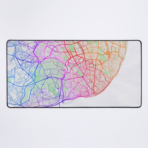 Item preview, Lisbon City Map of Portugal - Colorful designed and sold by deMAP.