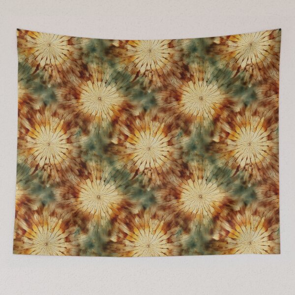 Aperçu de l'œuvre Terre Tons foncés Tie Dye Pattern No2 créée et vendue par Atomura.