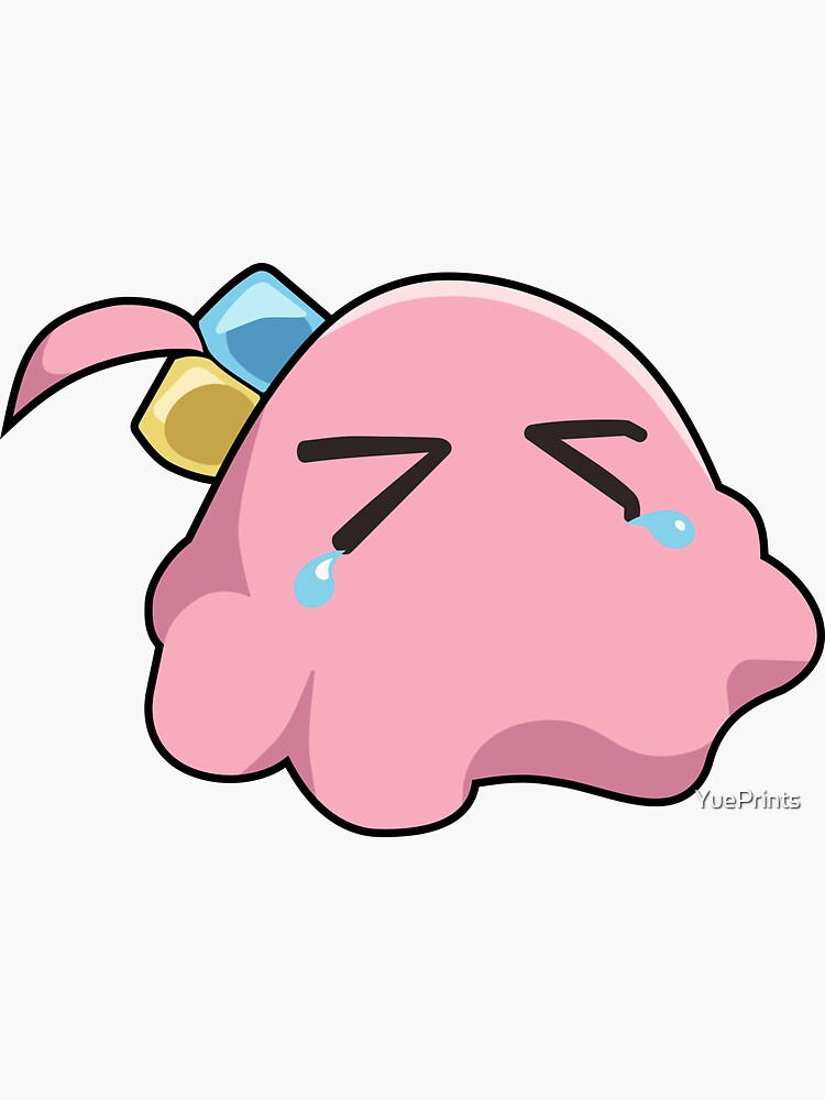 Aperçu 3 sur 3. Sticker avec l'œuvre Bocchi Le Rocher ! Autocollant de réaction Bocchi : Bocchi Blob créée et vendue par YuePrints.