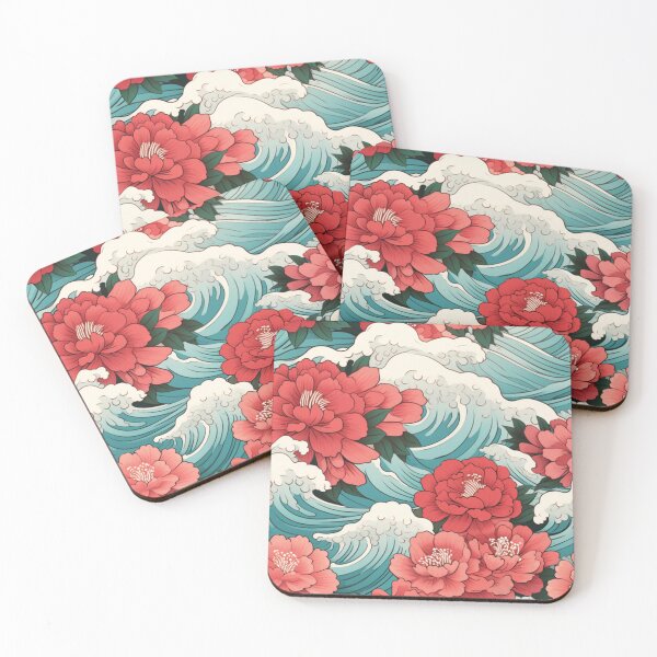 Item preview, RED Poppies in the waves designed and sold by M9-Linght.