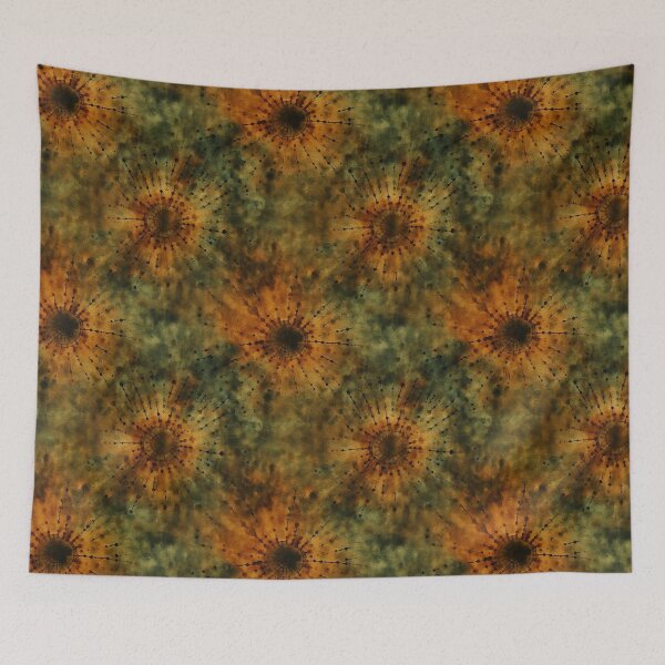 Aperçu de l'œuvre Terre tons foncés Tie Dye Pattern No3 créée et vendue par Atomura.
