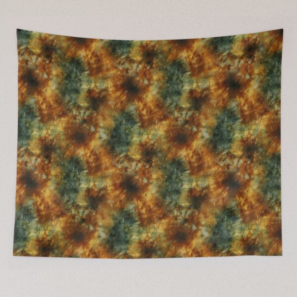 Aperçu de l'œuvre Terre Tons foncés Tie Dye Pattern No4 créée et vendue par Atomura.