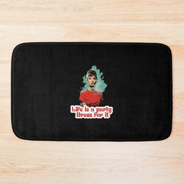 Item preview, Life is a party dress for it - Áúdrèy actor Hépbúrn  flat art designed and sold by fletchersool.