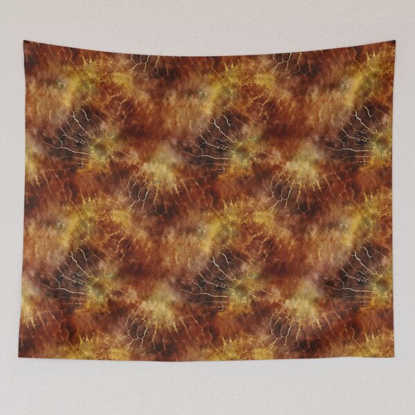 Aperçu de l'œuvre Terre tons foncés Tie Dye Pattern No5 créée et vendue par Atomura.
