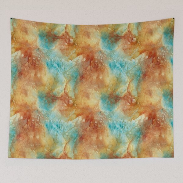 Aperçu de l'œuvre Tons de terre Tie Dye Pattern No8 créée et vendue par Atomura.