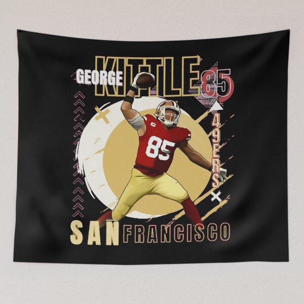 Item preview, George Krieger sport Kittle the heart of 49ers poster designed and sold by brynnpetr.