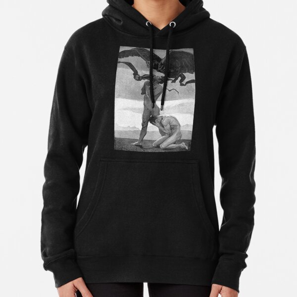 HD- The Hunting, by Sascha Schneider (1906) Pullover Hoodie