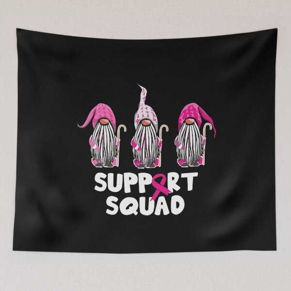 Item preview, Support Squad Dwarfs Breast Cancer Awareness Gnomes Pink Ribbon October  designed and sold by alenaz.