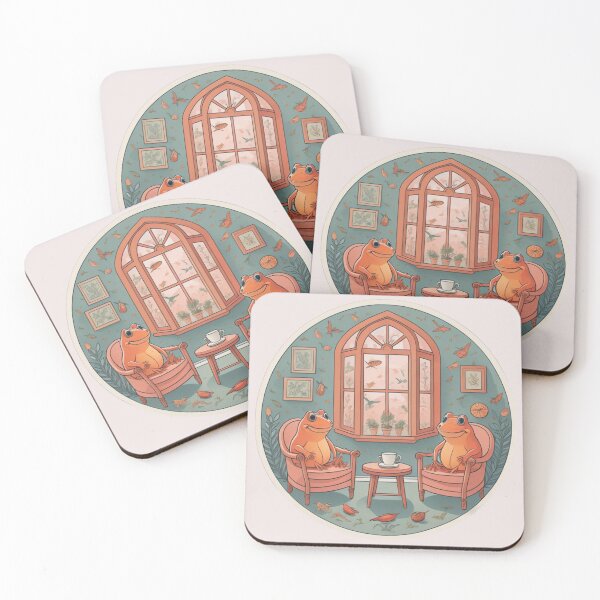 Item preview, Tomato frogs tea party designed and sold by WildStudiio.
