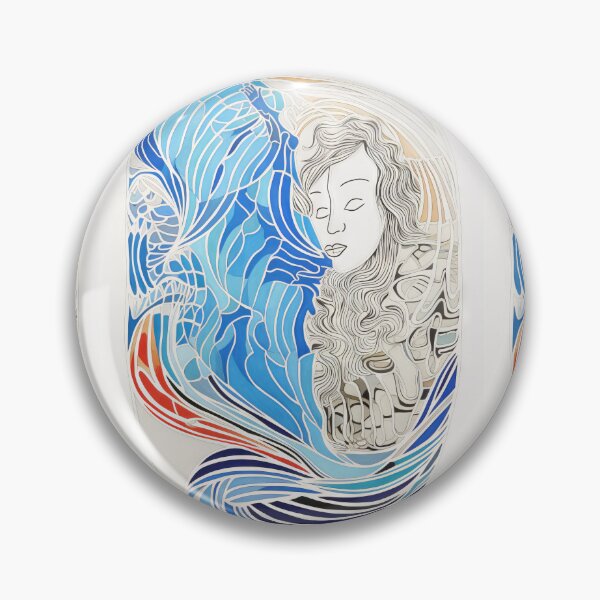 Item preview, Harmonious Mantas and Watercolors: An Asian-inspired Abstraction designed and sold by Piotrek0001.