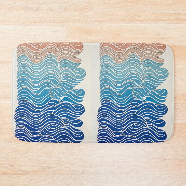 Item preview, Harmonious Mantas and Watercolors: An Asian-inspired Abstraction designed and sold by Piotrek0001.