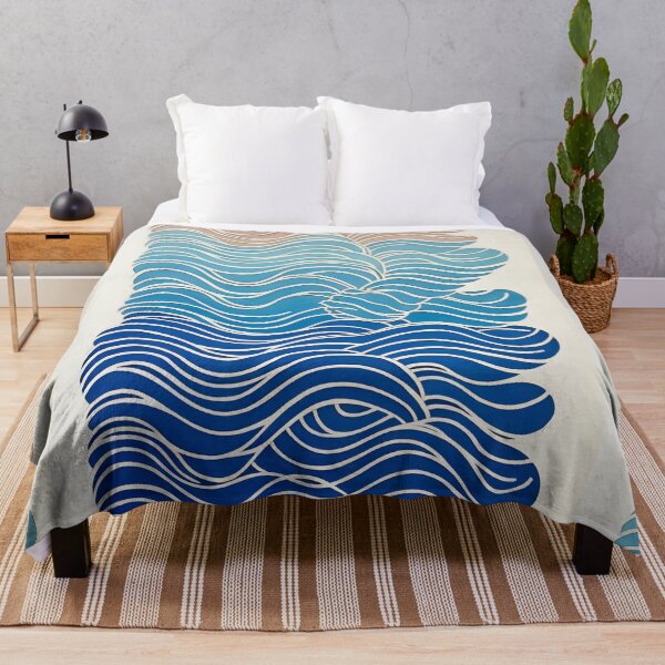 Item preview, Harmonious Mantas and Watercolors: An Asian-inspired Abstraction designed and sold by Piotrek0001.