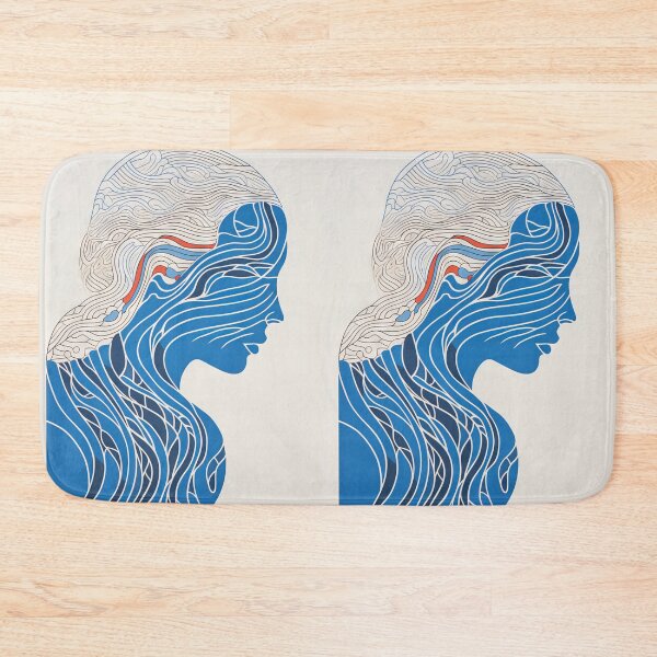 Item preview, Harmonious Mantas and Watercolors: An Asian-inspired Abstraction designed and sold by Piotrek0001.