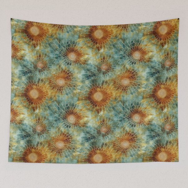 Aperçu de l'œuvre Tons de terre Tie Dye Pattern No11 créée et vendue par Atomura.