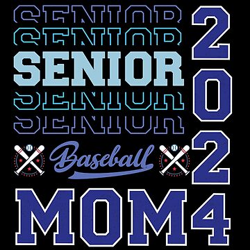 Senior Baseball Mom 2024 T-shirt