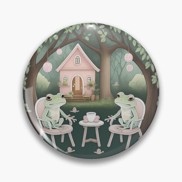 Item preview, White tree frogs tea party designed and sold by WildStudiio.