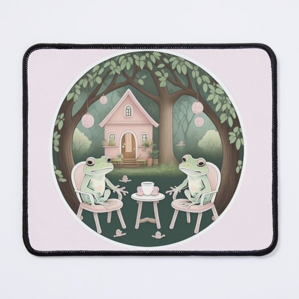 Item preview, White tree frogs tea party designed and sold by WildStudiio.