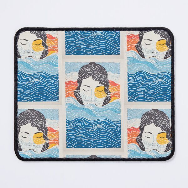 Item preview, Harmonious Mantas and Watercolors: An Asian-inspired Abstraction designed and sold by Piotrek0001.