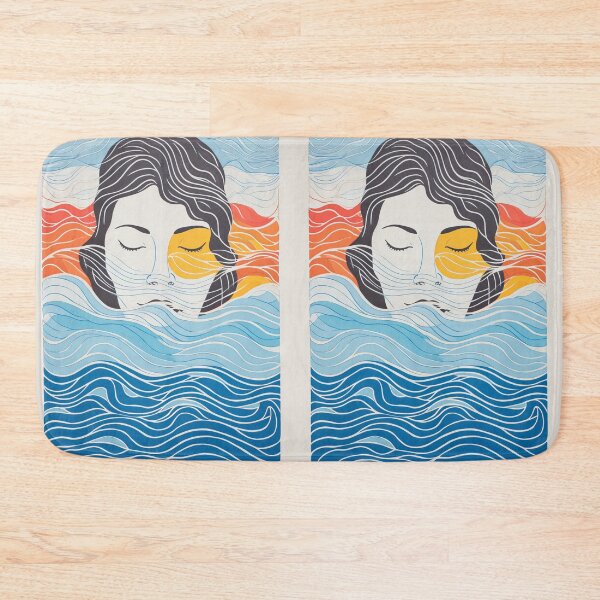 Item preview, Harmonious Mantas and Watercolors: An Asian-inspired Abstraction designed and sold by Piotrek0001.