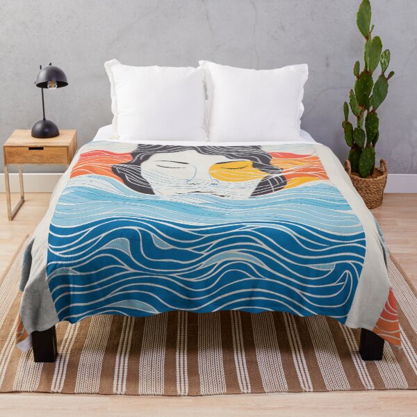Item preview, Harmonious Mantas and Watercolors: An Asian-inspired Abstraction designed and sold by Piotrek0001.