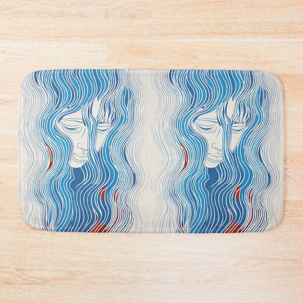 Item preview, Harmonious Mantas and Watercolors: An Asian-inspired Abstraction designed and sold by Piotrek0001.