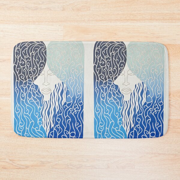 Item preview, Harmonious Mantas and Watercolors: An Asian-inspired Abstraction designed and sold by Piotrek0001.