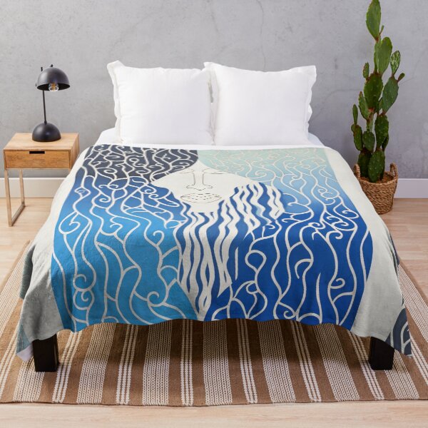 Item preview, Harmonious Mantas and Watercolors: An Asian-inspired Abstraction designed and sold by Piotrek0001.