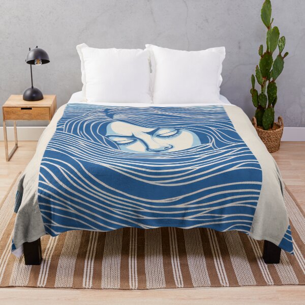 Item preview, Harmonious Mantas and Watercolors: An Asian-inspired Abstraction designed and sold by Piotrek0001.