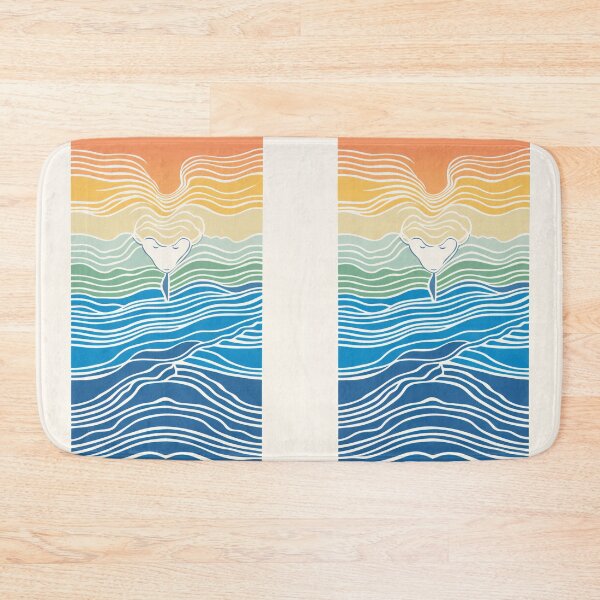 Item preview, Harmonious Mantas and Watercolors: An Asian-inspired Abstraction designed and sold by Piotrek0001.