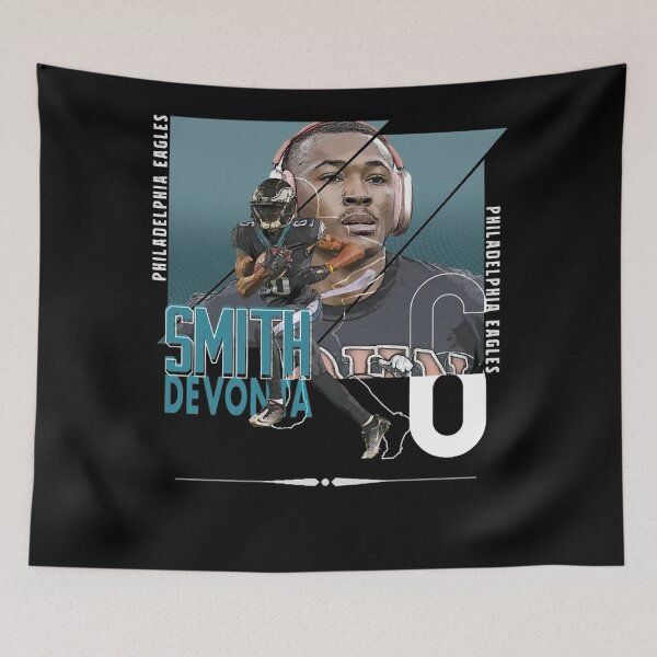Item preview, DeVonta Smith football Paper  Eagles 4 designed and sold by sherronheusle.