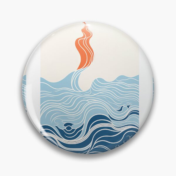 Item preview, Harmonious Mantas and Watercolors: An Asian-inspired Abstraction designed and sold by Piotrek0001.