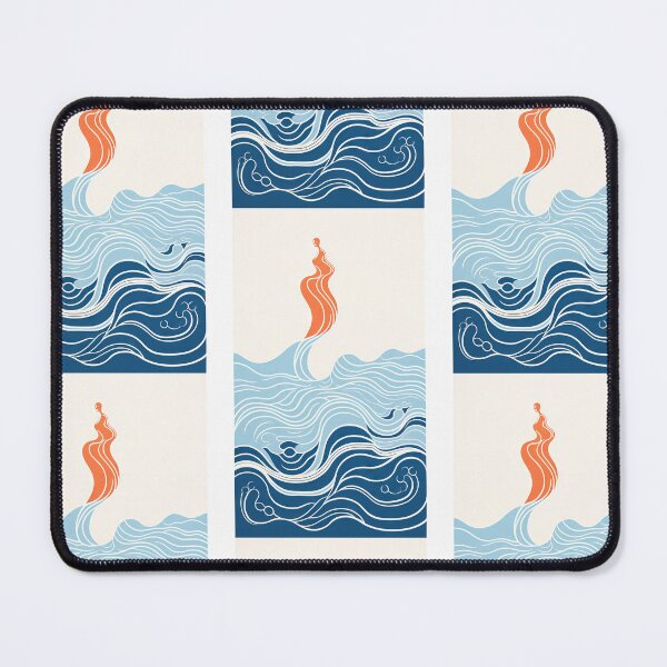 Item preview, Harmonious Mantas and Watercolors: An Asian-inspired Abstraction designed and sold by Piotrek0001.