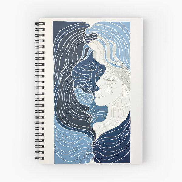 Item preview, Harmonious Mantas and Watercolors: An Asian-inspired Abstraction designed and sold by Piotrek0001.
