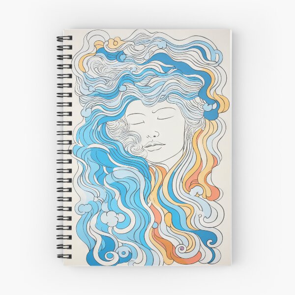 Item preview, Harmonious Mantas and Watercolors: An Asian-inspired Abstraction designed and sold by Piotrek0001.