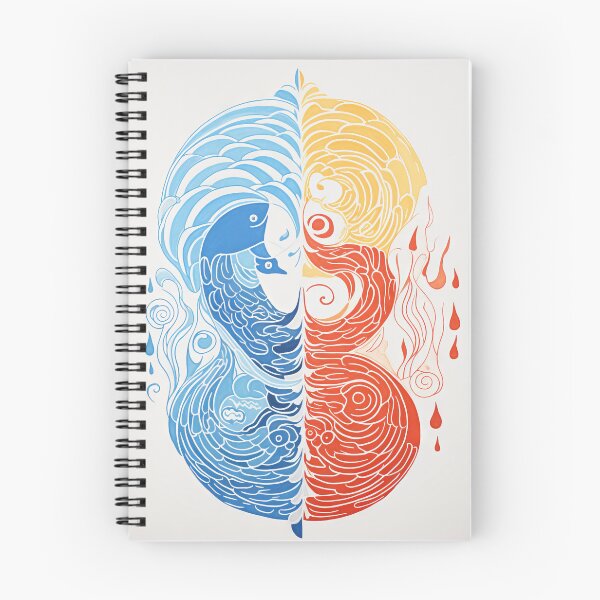 Item preview, Harmonious Mantas and Watercolors: An Asian-inspired Abstraction designed and sold by Piotrek0001.