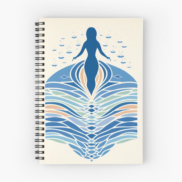 Item preview, Harmonious Mantas and Watercolors: An Asian-inspired Abstraction designed and sold by Piotrek0001.