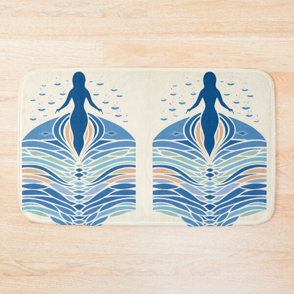 Item preview, Harmonious Mantas and Watercolors: An Asian-inspired Abstraction designed and sold by Piotrek0001.