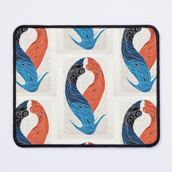 Item preview, Harmonious Mantas and Watercolors: An Asian-inspired Abstraction designed and sold by Piotrek0001.