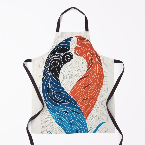 Item preview, Harmonious Mantas and Watercolors: An Asian-inspired Abstraction designed and sold by Piotrek0001.