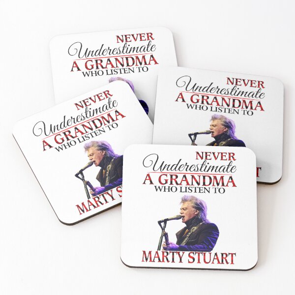 Item preview, Never Underestimate a Grandma who listens to Marty Essential designed and sold by mcfallalainefx.