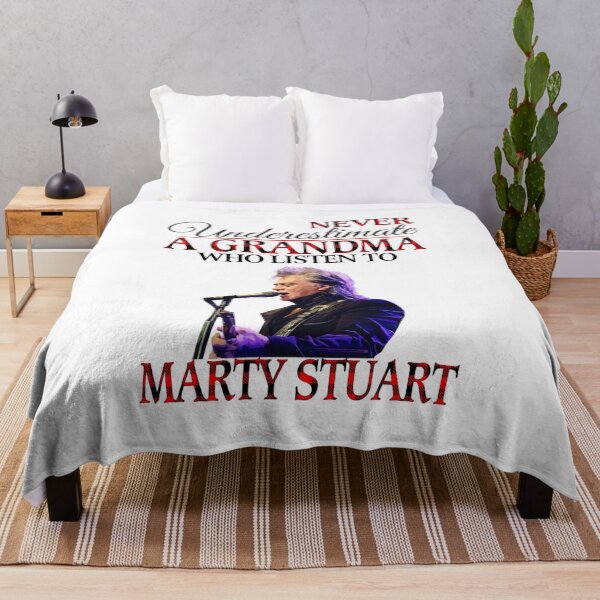Item preview, Never Underestimate a Grandma who listens to Marty Essential designed and sold by mcfallalainefx.